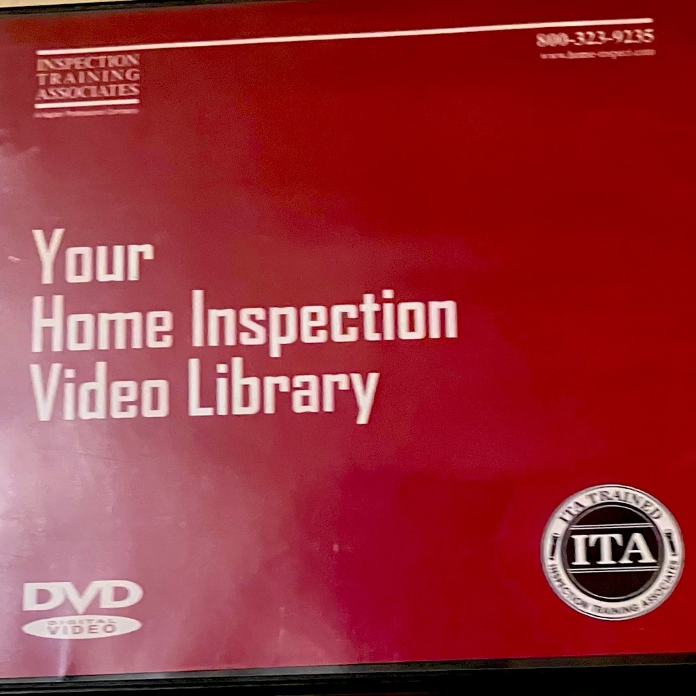 Home Inspection Video Library. Inspection Training Associates. 12 DVDS.